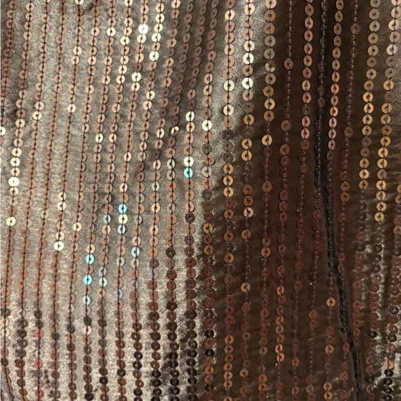 Gap Sequin Brown mini Skirt size 8 women’s NWT - Picture 2 of 12